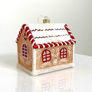 Holiday | Collectors! Glass Ornament Classic Gingerbread House | John Lewis x VS